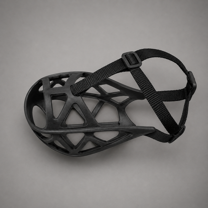 Atmungsaktiver Hundemaulkorb – Geometrisches Design – Produktansicht 2