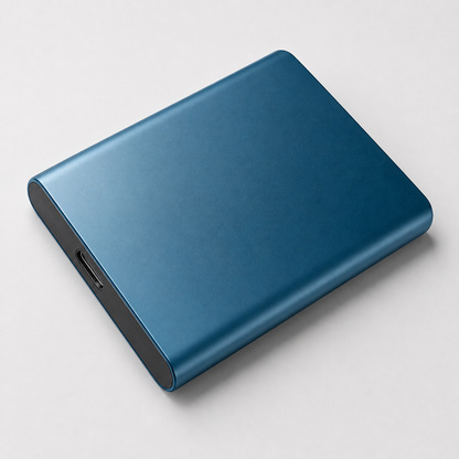 Ultraflache tragbare SSD – Premium-Aluminiumgehäuse – Produktansicht 2