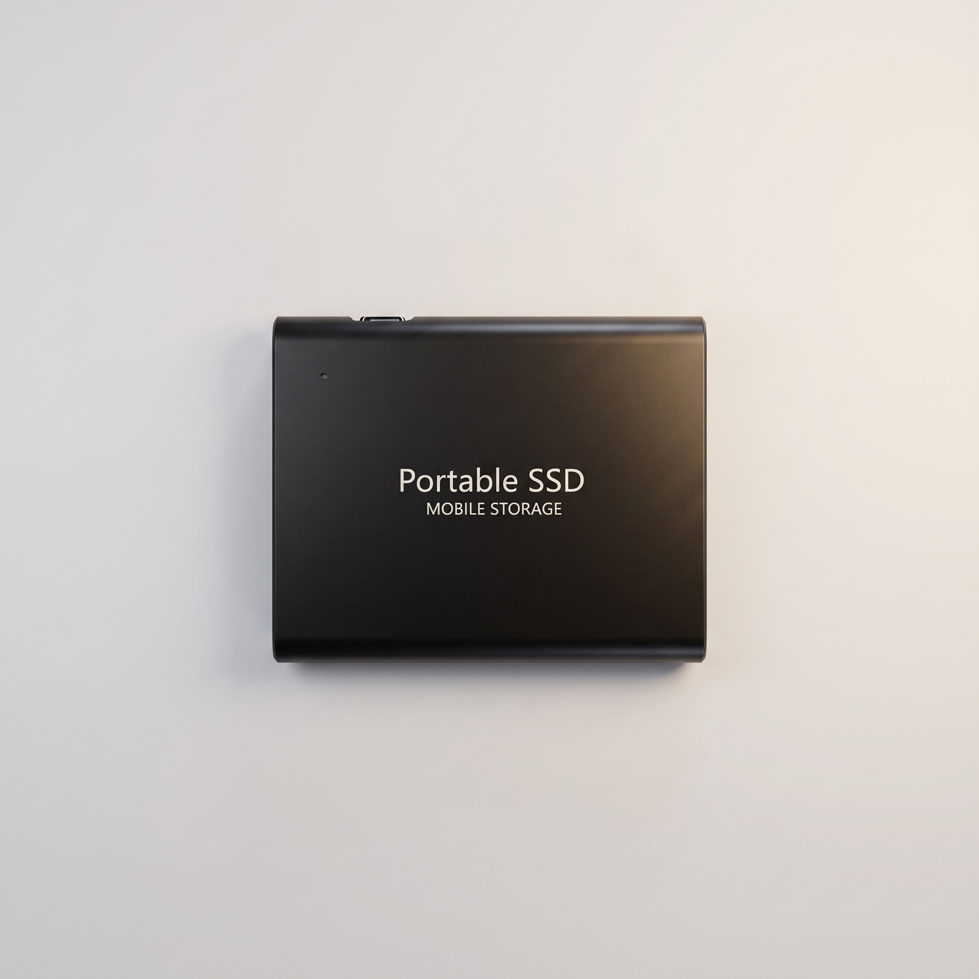 Portable SSD external drive top
