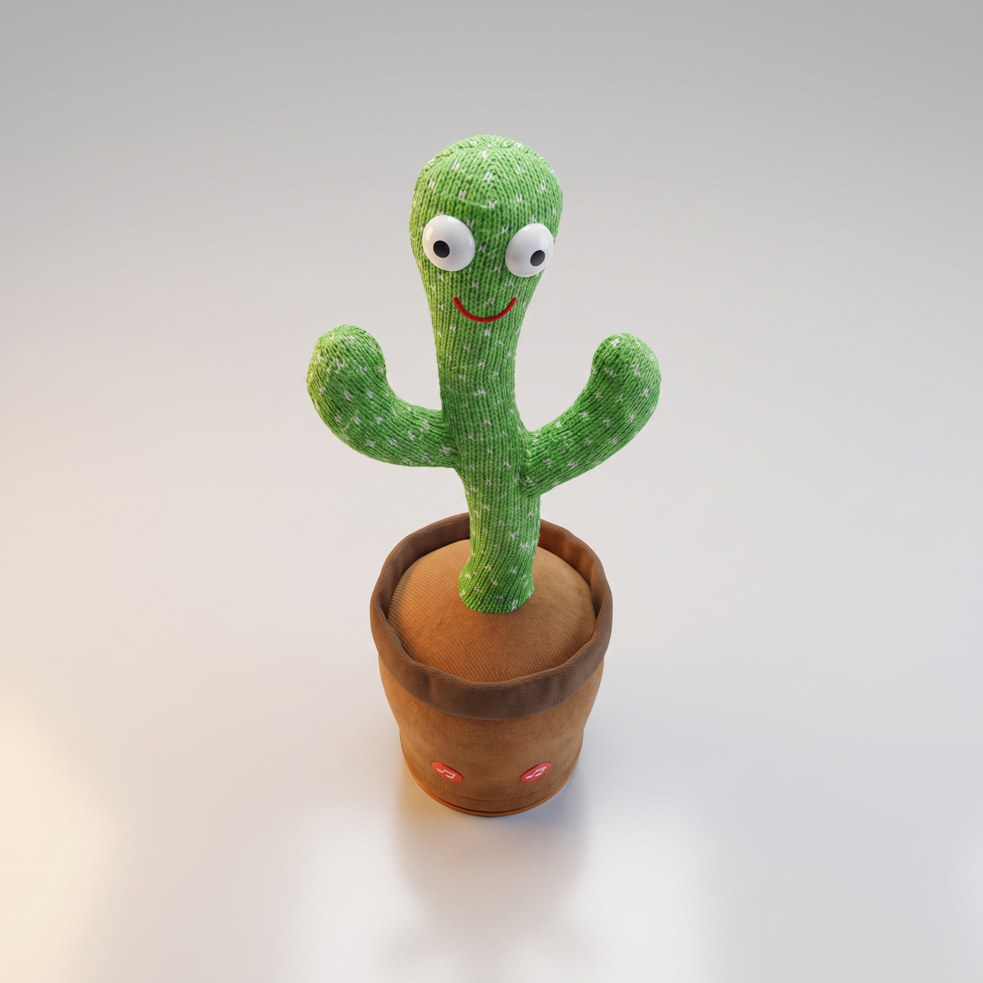 Singing dancing cactus toy top