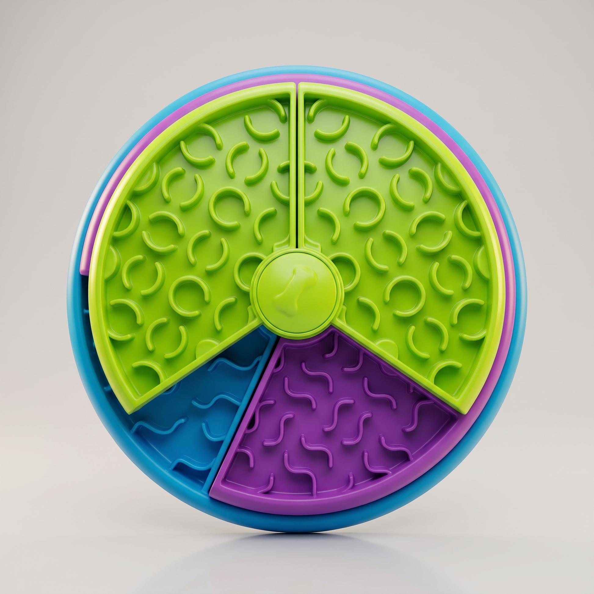 Slow feeder dog bowl top
