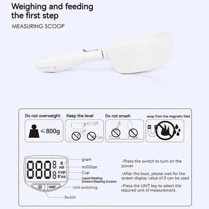 Digitaler Messlöffel mit Waage – 800 g Präzision – Produktansicht 3